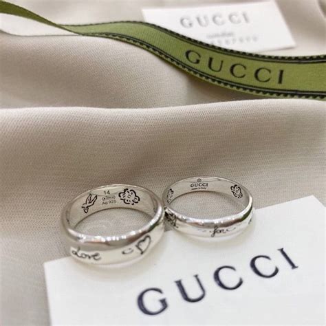 gucci.rings|Gucci couple ring.